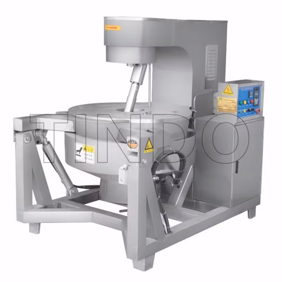 Linea di produzione automatica di popcorn aromatizzati di vendita calda, macchina per la produzione di popcorn con riscaldamento a gas industriale