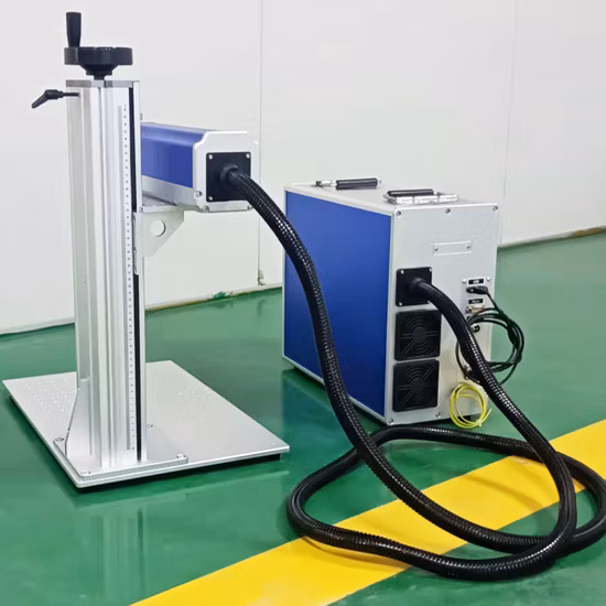 Macchina per marcatura laser a fibra a colori mini 20W/30W/50W/60W/100W Jpt M7 M8 IP 3D Mopa split facile da usare per metalli e non metalli